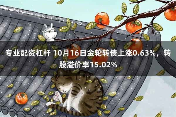 专业配资杠杆 10月16日金轮转债上涨0.63%，转股溢价率15.02%