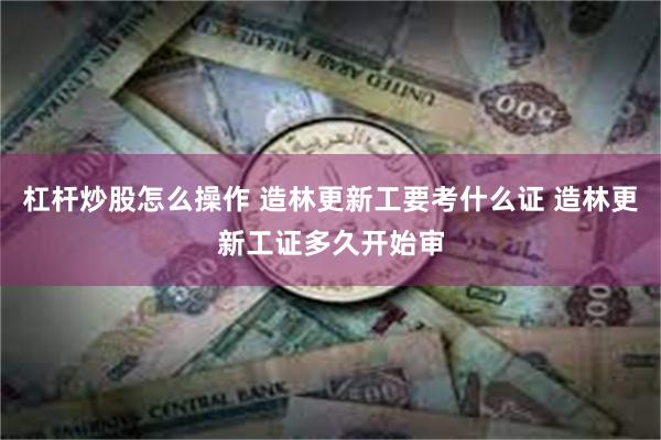 杠杆炒股怎么操作 造林更新工要考什么证 造林更新工证多久开始审